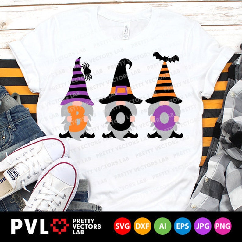 Download Halloween Gnomes Svg Halloween Svg Cute Gnome Svg Dxf Eps ...