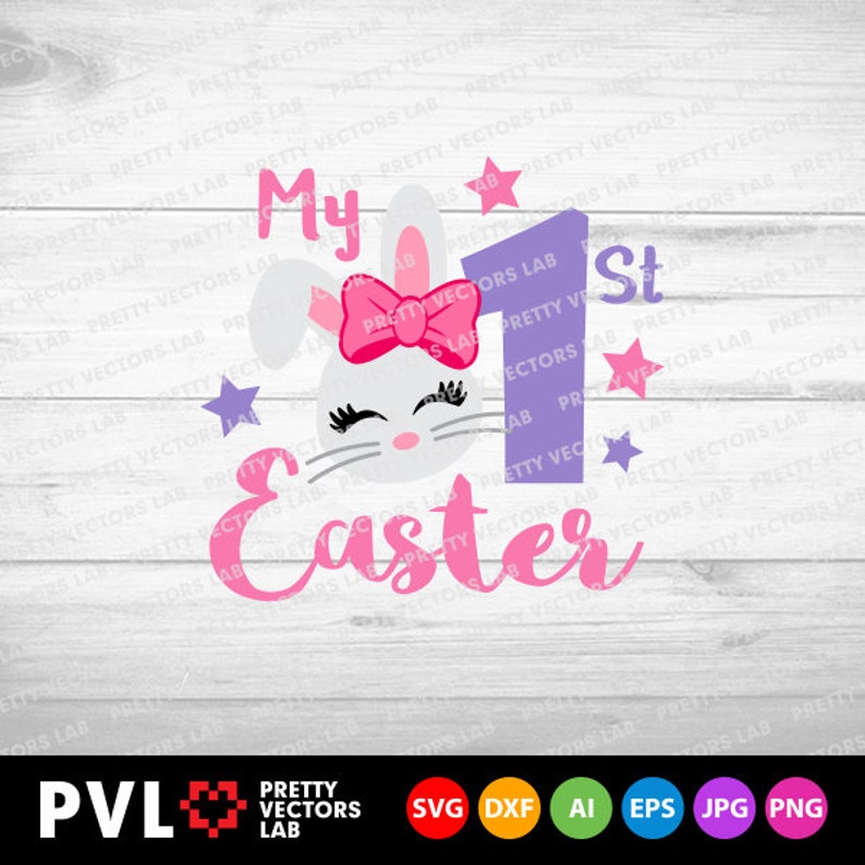Download My 1st Easter Bunny Svg My First Easter Svg Baby Girl ...