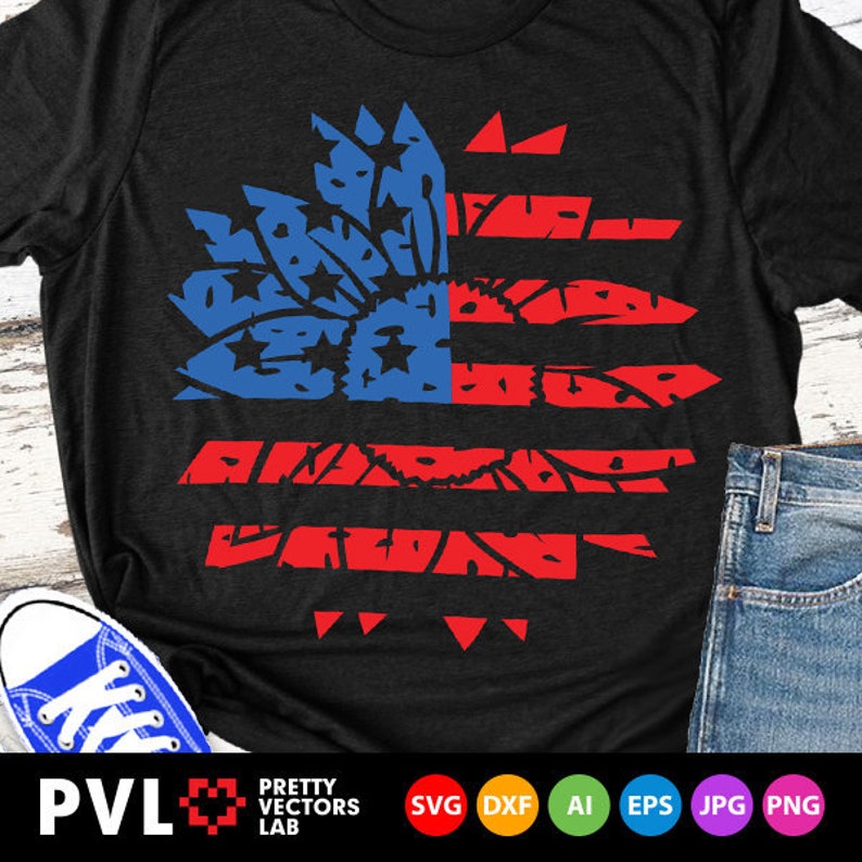 Free Free 225 Sunflower 4Th Of July Svg SVG PNG EPS DXF File