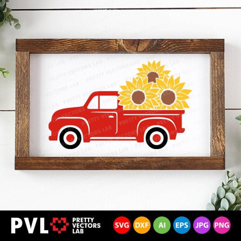 Free Free 158 Sunflower Truck Svg SVG PNG EPS DXF File