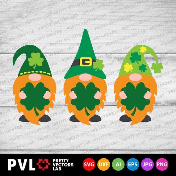 Download Irish Gnomes Svg St Patrick S Day Svg Dxf Eps Three Etsy