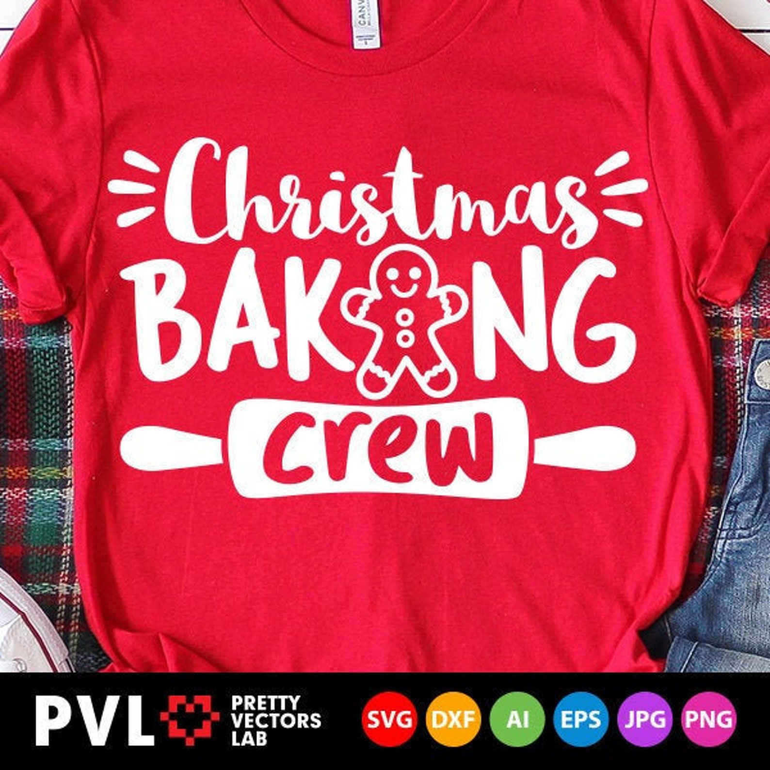 Christmas Baking Crew Svg Christmas Svg Holiday Svg Dxf | Etsy