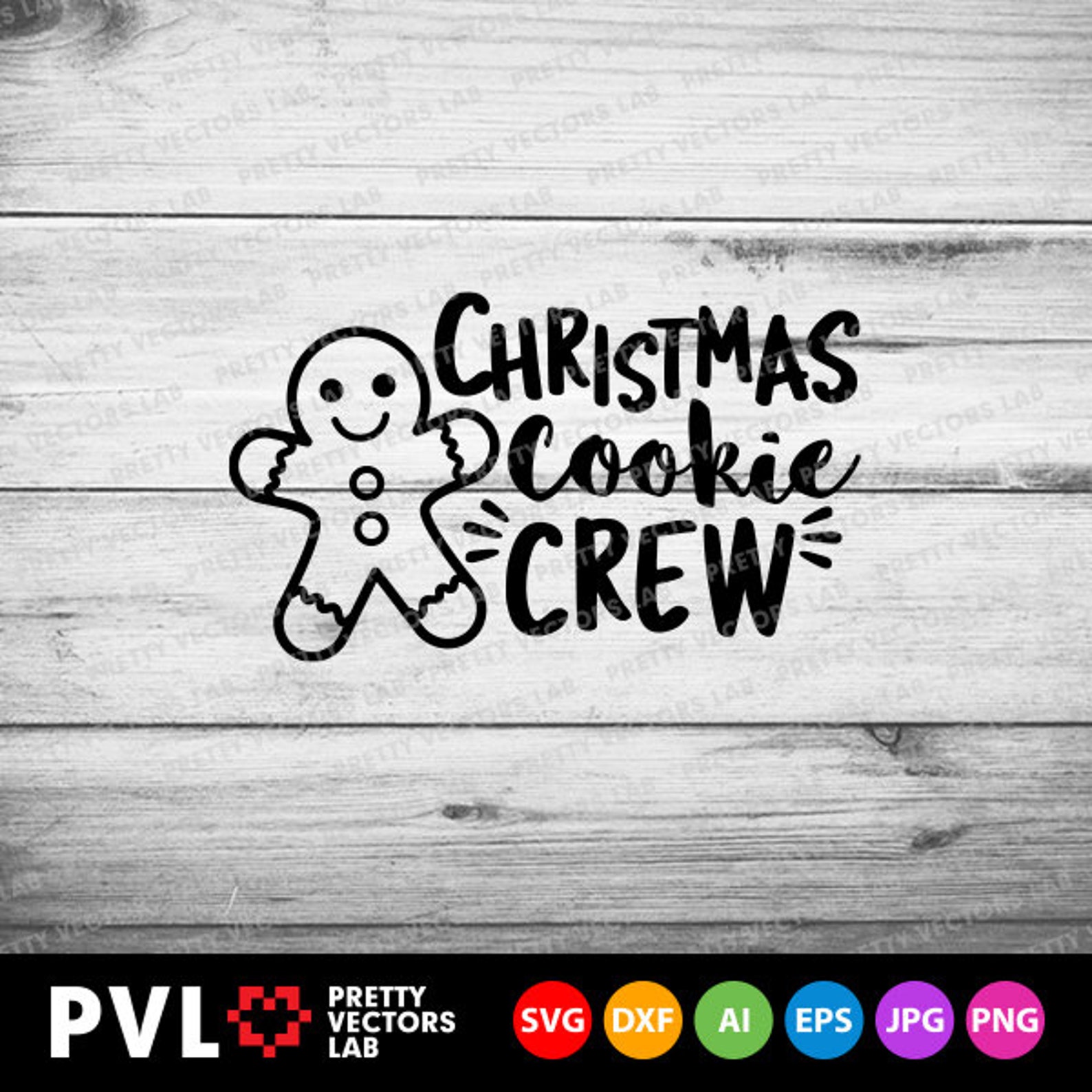 Christmas Cookie Crew Svg Christmas Baking Svg Gingerbread | Etsy