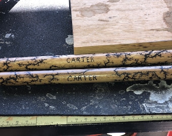 Baguettes fractales personnalisées - Nom, logo ou message gravés au laser - Cadeau musical unique