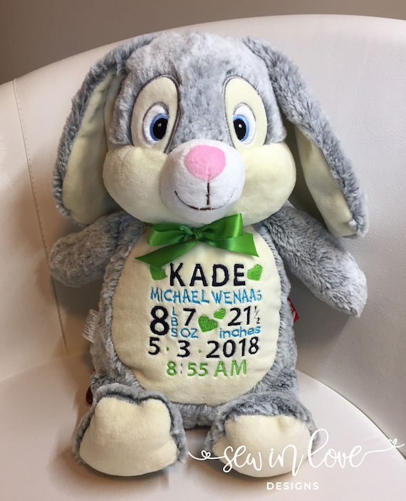 grey bunny teddy