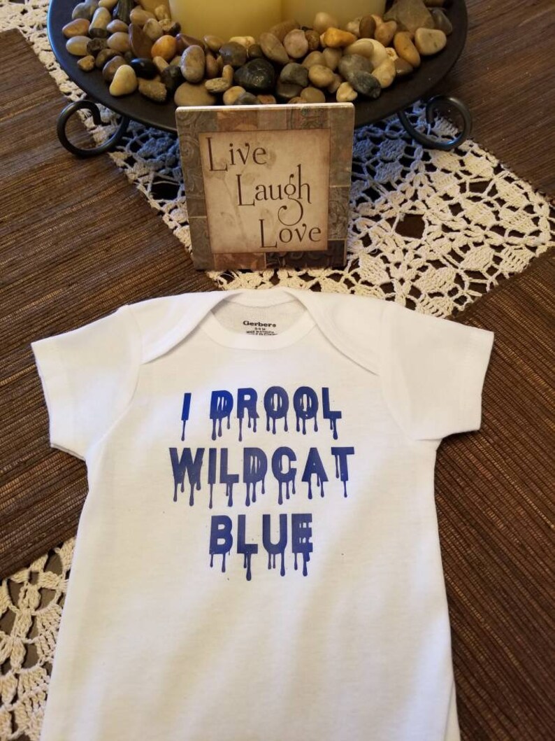 Kentucky Wildcats drool onesie