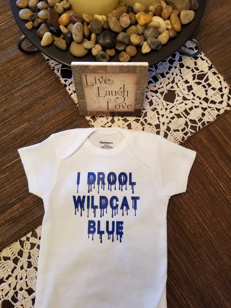 Kentucky Wildcats drool onesie