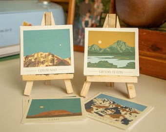 Vintage National Park Polaroid Print | Outdoorsy Wall Art