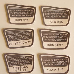 Bible Verse Sticker Pack | National Park Sign Faith-based Waterproof ...
