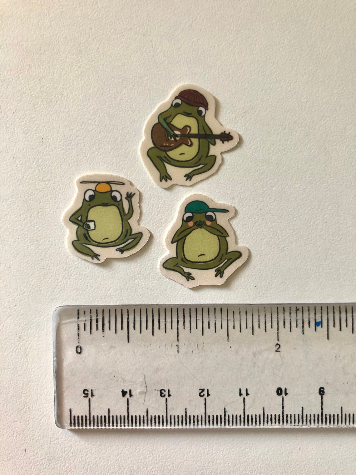 Mini Frog Sticker Pack of 3 | Waterproof Cottagecore Stickers - Etsy