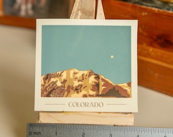 National Park + State Vintage Polaroid Stickers | Weatherproof | Outdoorsy, Granola Girl, Nature Inspired