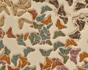 Mini Butterfly Sticker Packs | Pack of 5 Waterproof Gap Filler Stickers | Monarch | Swallowtail