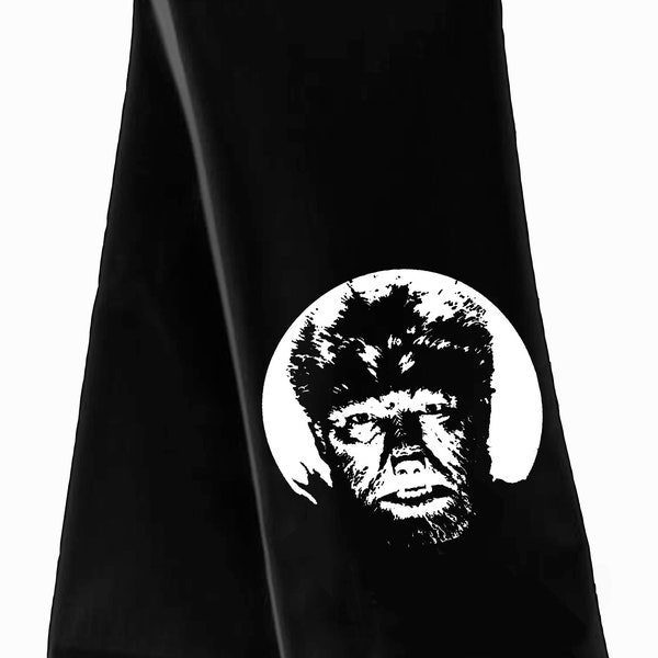 The Wolfman Dish Towel NOT a heat transfer