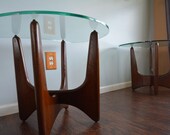Vintage Mid Century Biomorphic Adrian Pearsall Style End tables Kroehler