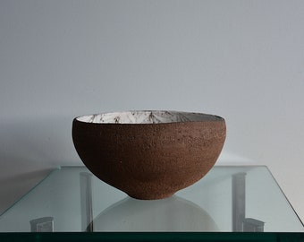 Ceramic Bowl by Rolf Hansen for Kongsberg Keramikk Norway c. 1950