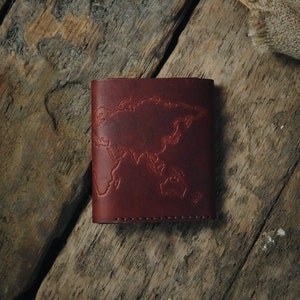 Walter Mitty Wallet, Personalized Wallet, Mens Wallet, Slim Wallet, Minimal Leather Wallet image 2