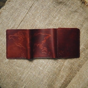 Walter Mitty Wallet, Personalized Wallet, Mens Wallet, Slim Wallet, Minimal Leather Wallet image 9