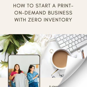 How to Start a Print-on-Demand Business | Step-by-Step E-Guide for Beginners | No Inventory Needed | Digital Download