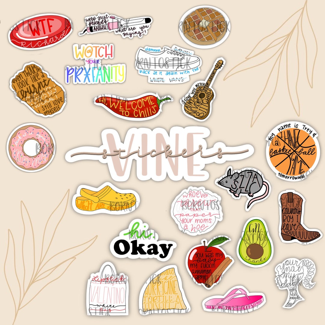 Vine Stickers | Meme Stickers | Throwback Stickers | Laptop & Water ...