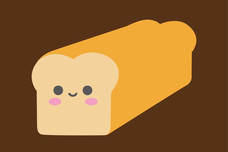Comfortable Bread Loaf Art Print Etsy
