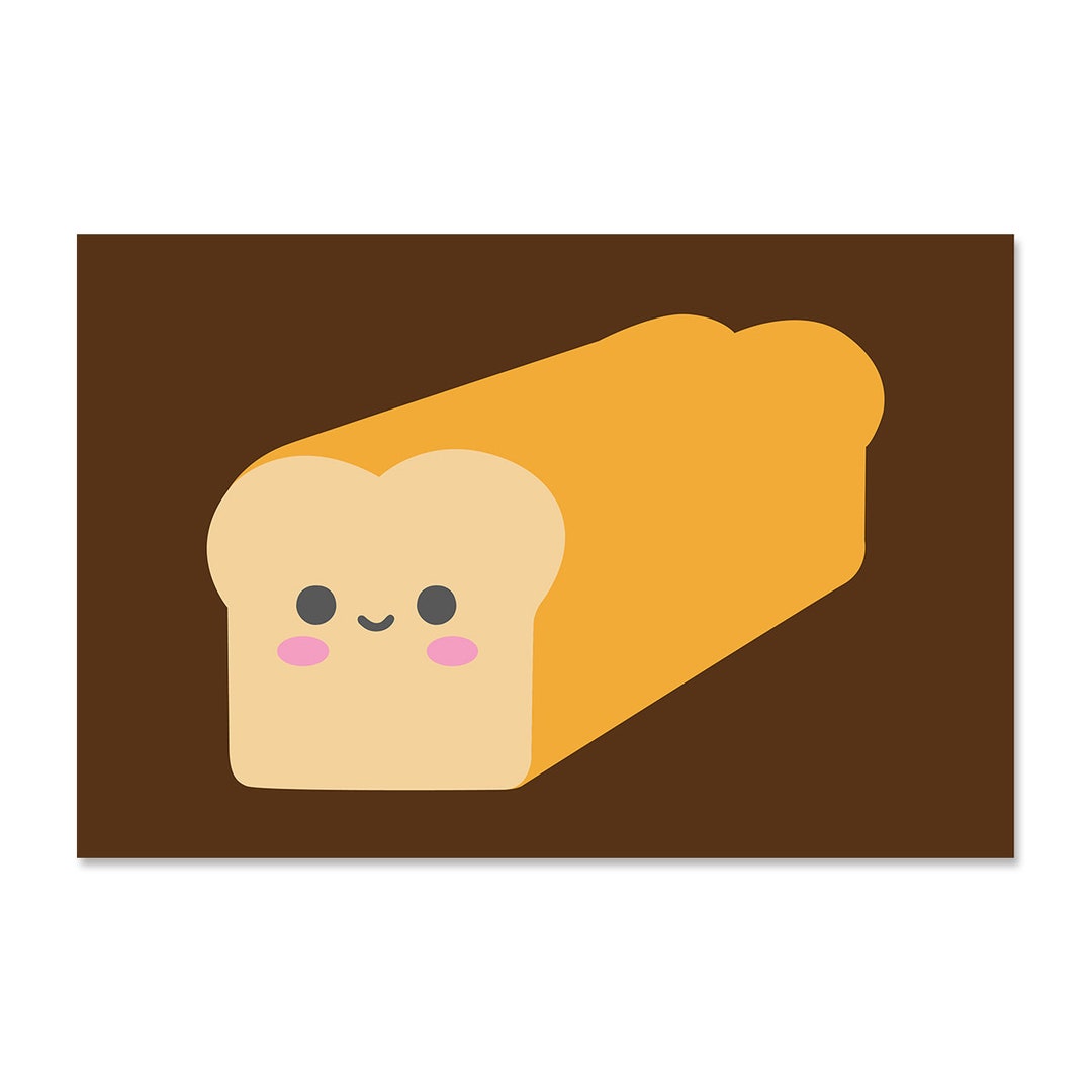 Comfortable Bread Loaf Art Print Etsy