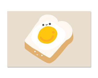 Egg Toast Art Print