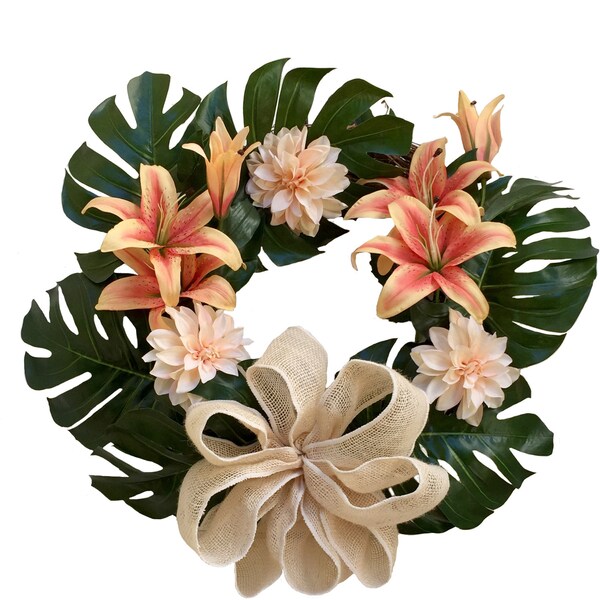 Tropical Wreath Etsy