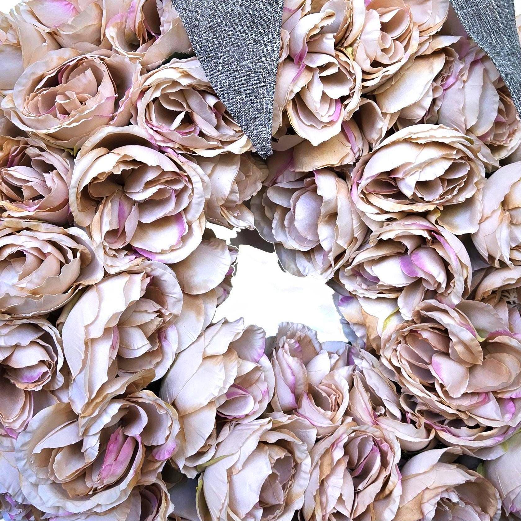 Rose Wreath, Spring Wreath, Luxury Home Decor, Spring Decor, Wreaths ...