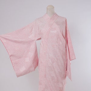 Washable nagajuban with a komon design - mitake 133, yuki 65.5, sode-take: 52