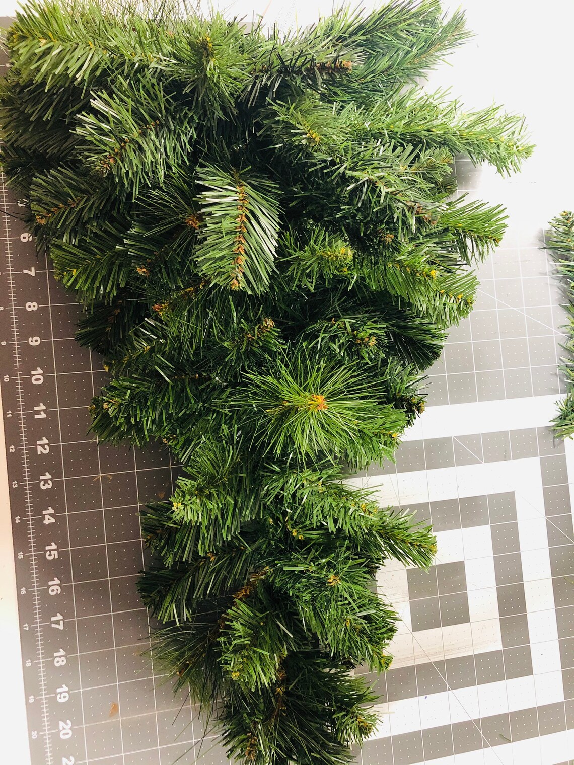 Teardrop Swag Base Evergreen Work Form 32 Pine Base Etsy