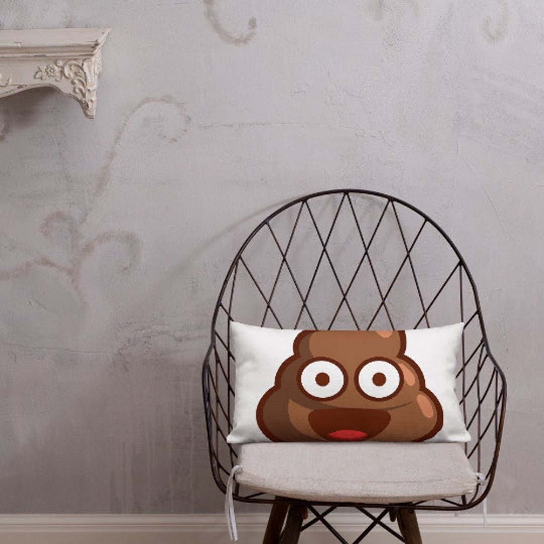 Pile of Poo Emoji Pillow Poop Emoji Throw Pillow Head Rest Bed Bedding