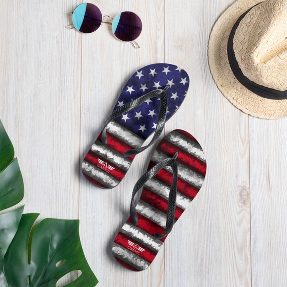 fourth of july flip flops