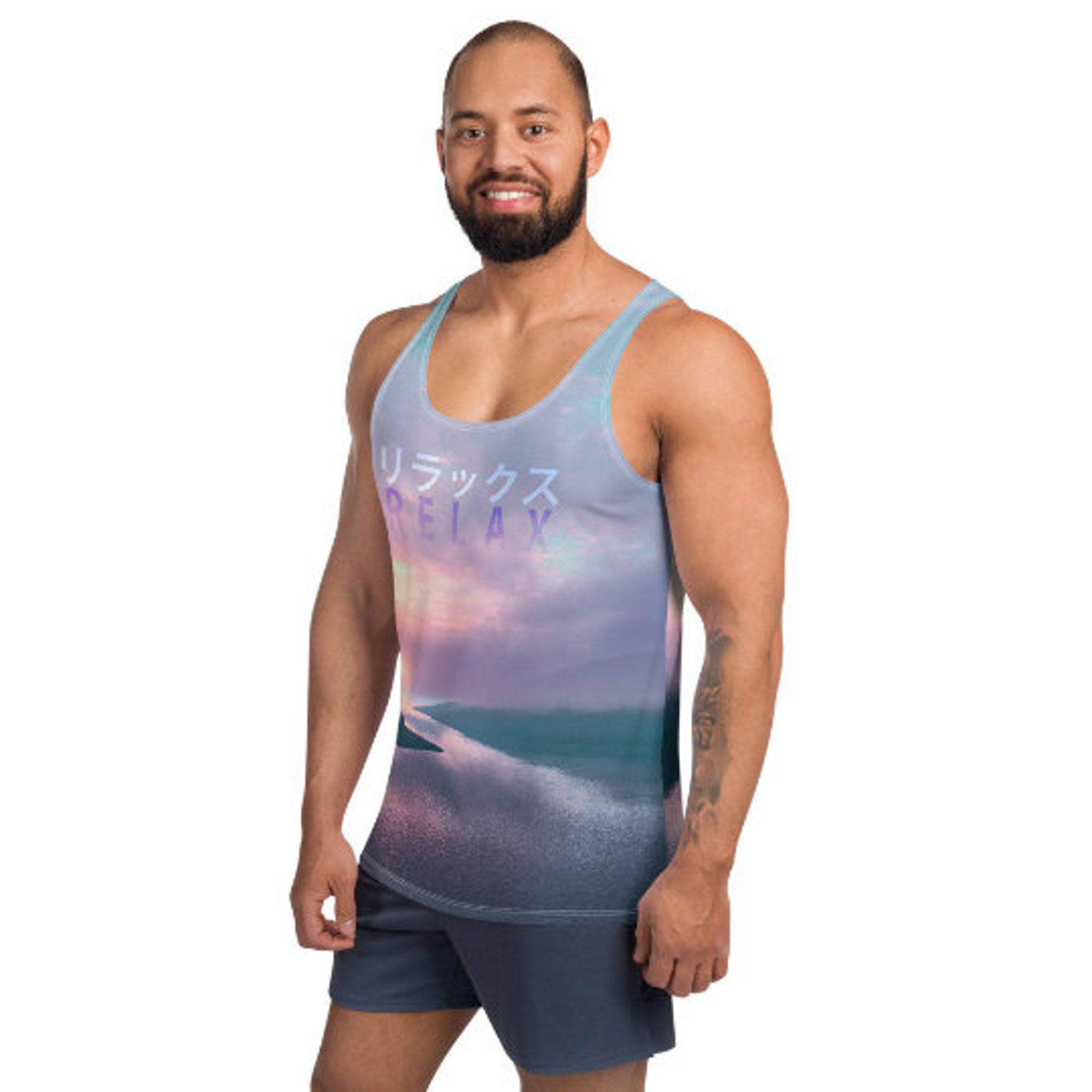 Discover Aesthetic Relax Beach Tank Top for Beach 3D