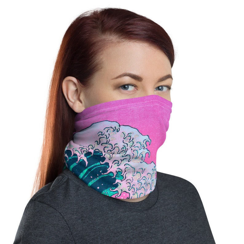 Vaporwave Face Mask