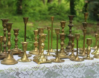 Brass Candlesticks Etsy