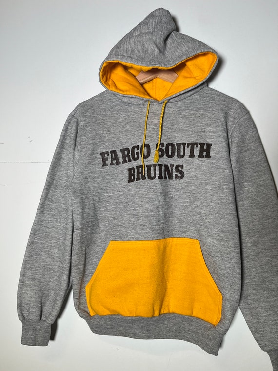 Vintage 70’s Fargo South Bruins Grey / Yellow Dra… - image 1