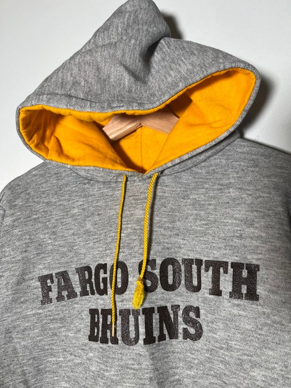 Vintage 70’s Fargo South Bruins Grey / Yellow Dra… - image 3