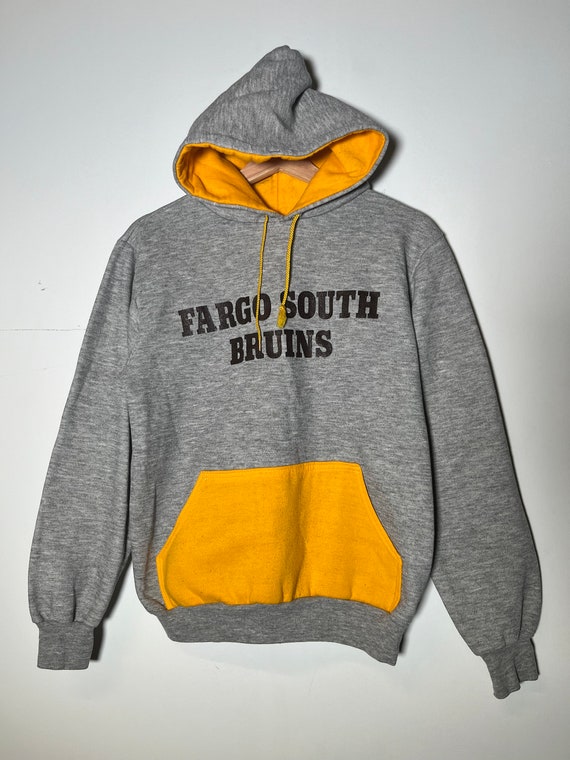 Vintage 70’s Fargo South Bruins Grey / Yellow Dra… - image 2