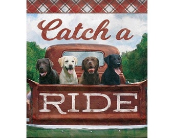 AD-L54R2T Labrador with Red Rose Car/Van Permit Holder/Tax Disc Gift AD-L54R2T Labrador with Red Rose Car/Van Permit Holder/Tax Disc Gift