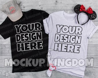 Download Free Unisex Crew Neck Couples Mockup Disney Couple Mockup Couples PSD Mockup Template