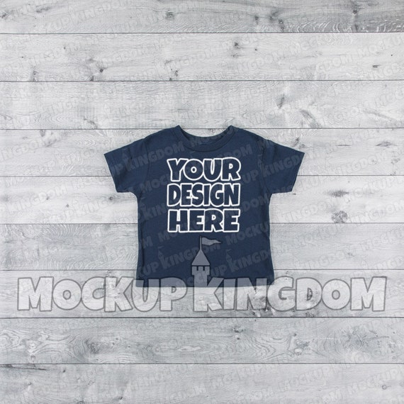 Kids T-Shirt PSD Mockup Template Mockup Toddler Tee Mockup Rabbit