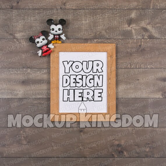 Picture Frame Mockup Disney Frame Mockup Disney Art Mockup