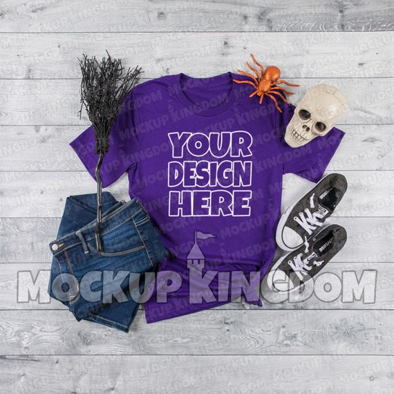 Unisex Crew Neck Mockup T-Shirt Mockup Halloween Mockup Shirt Unisex Crew Neck Mockup T-Shirt Mockup Halloween Mockup Shirt