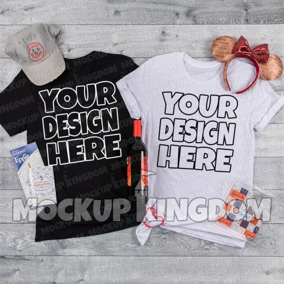 Download Free Unisex Crew Neck Couples Mockup Disney Couple Mockup ...