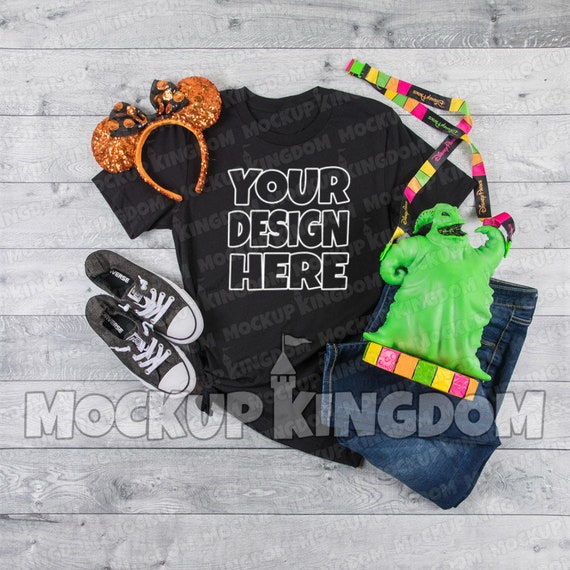 Unisex Crew Neck Mockup Disney Mockup Halloween Mockup T-Shirt