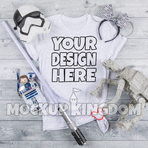 Star Wars Shirt Mockup Bella Canvas Mockup Unisex Crew Etsy
