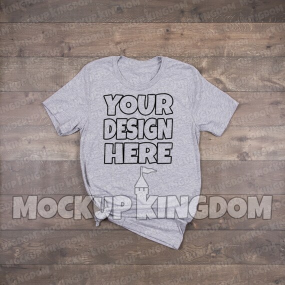 Unisex Crew Neck Mockup T Shirt Mockup Bella 3001 Mockup Etsy