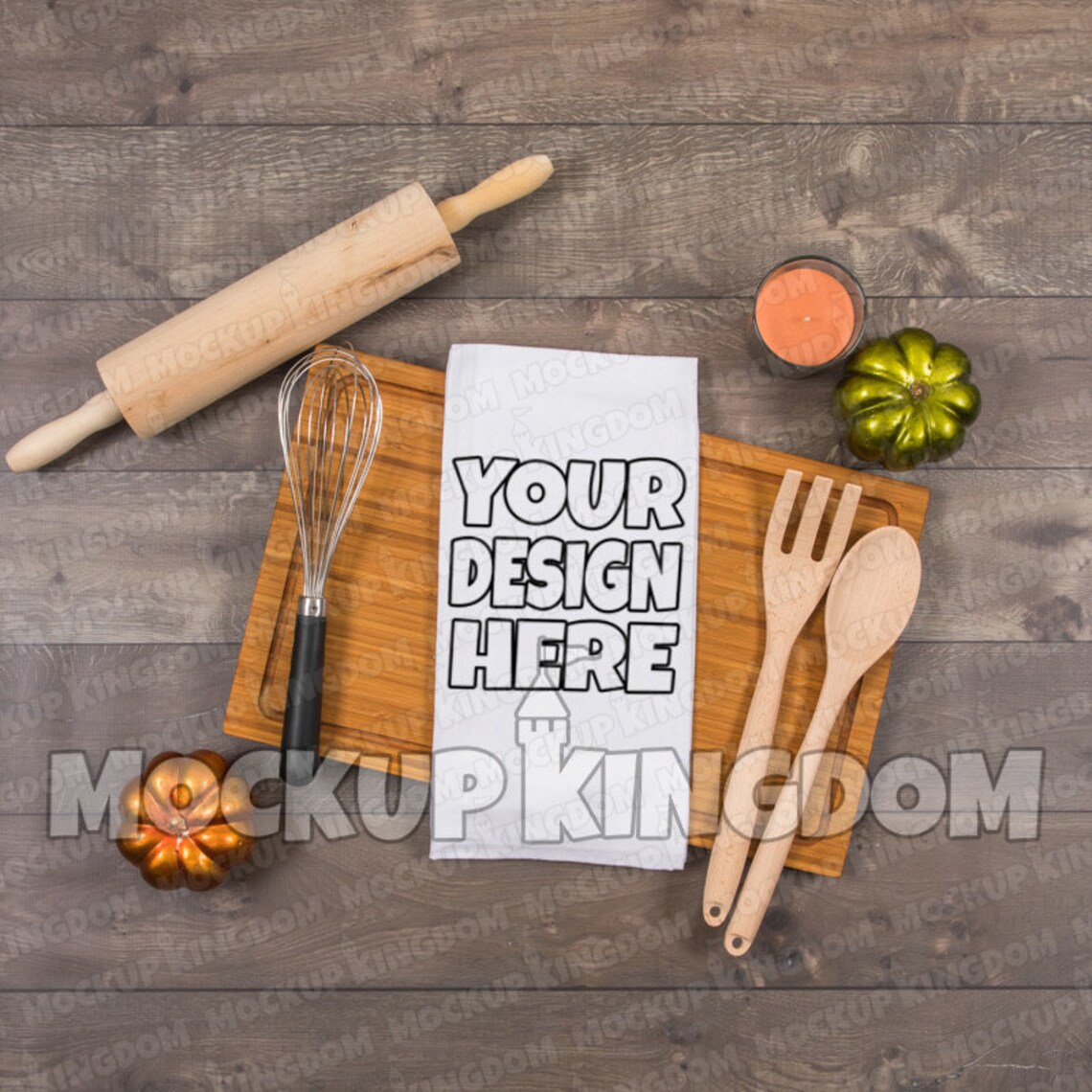 Download Flour Sack Towel Mockup Kitchen Towel Mockup Fall Towel | Etsy