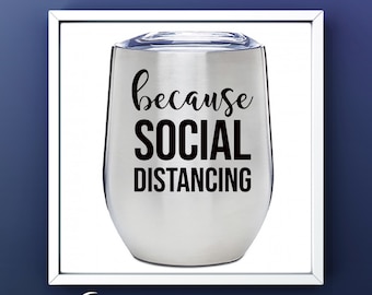 Porque Social Distancing Quarantine 2020 cut file - svg, png