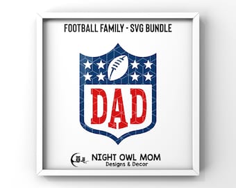Football First Birthday DAD, Digital Download - svg png jpg
